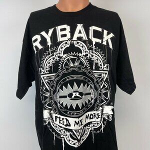 WWE Authentic Ryback Feed Me More Double Sided T Shirt 2011 Pro Wrestling L